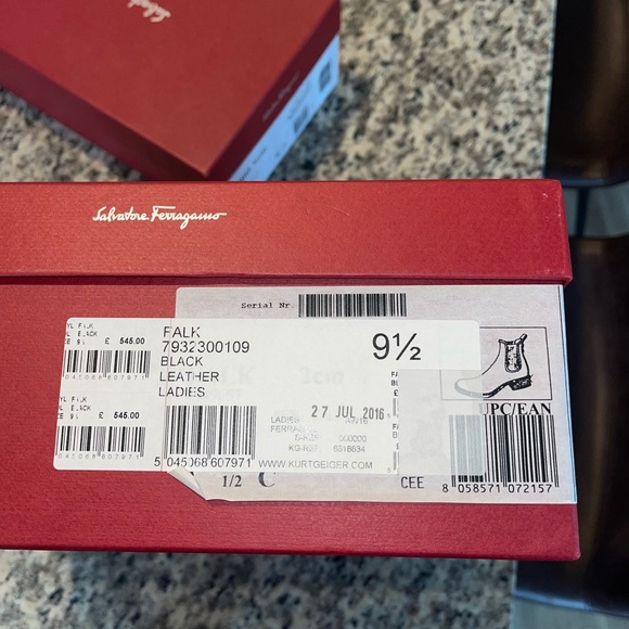 (9 1/2) Salvatore Ferragamo Falk Heeled Boots - Picture 6 of 6